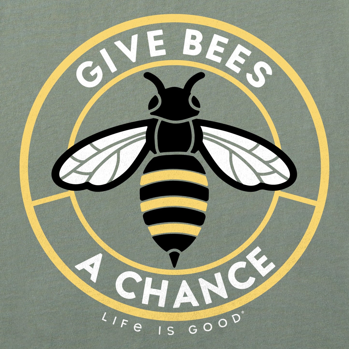 Women's Give Bees A Chance Coin Short Sleeve Boxy Tee