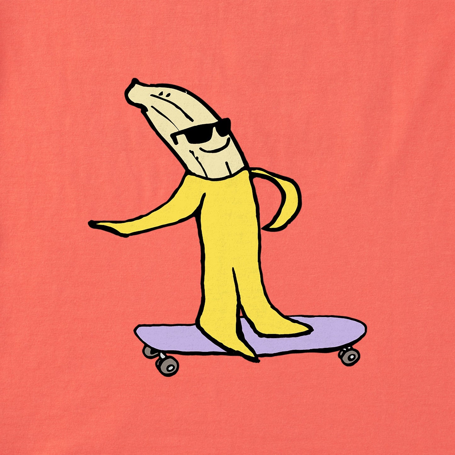 Women's Banana Boarder Short Sleeve Crusher Boxy Tee