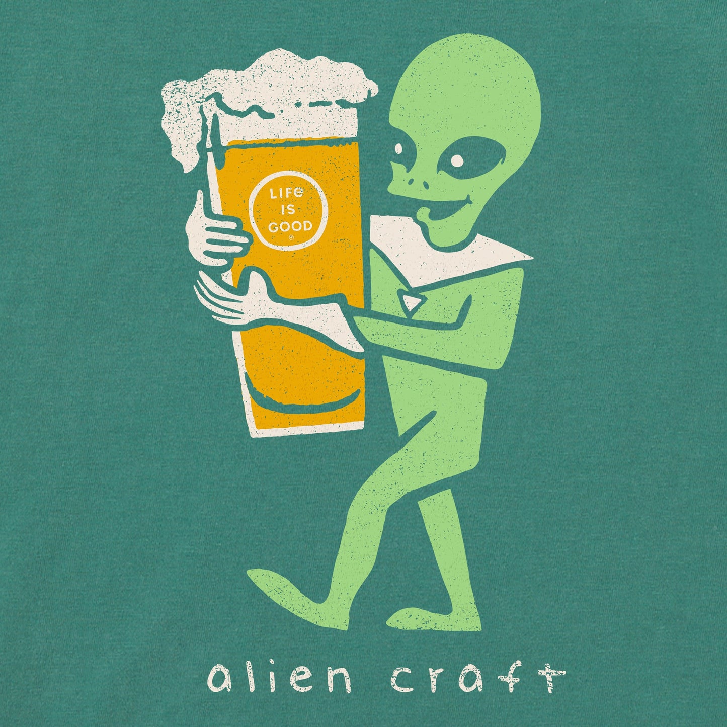 Women's Alien Craft Beer Short Sleeve Crusher Boxy Tee
