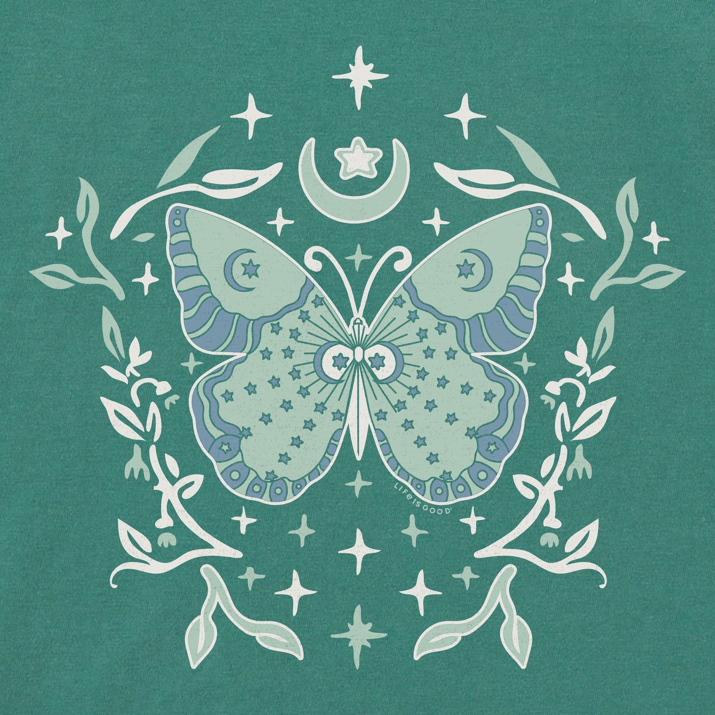 Women's Divine Butterfly Short Sleeve Crusher Boxy Tee