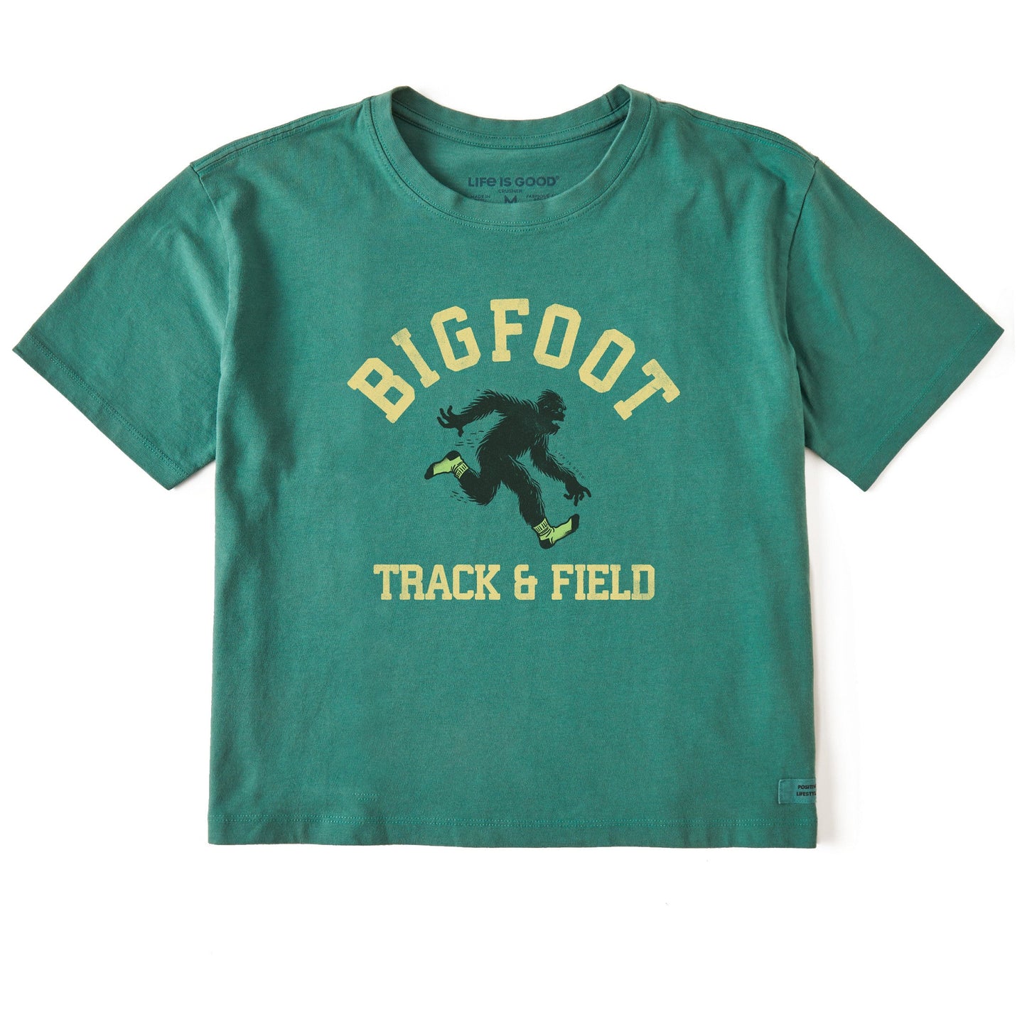 Women's Big Foot Track & Field Short Sleeve Crusher Boxy Tee