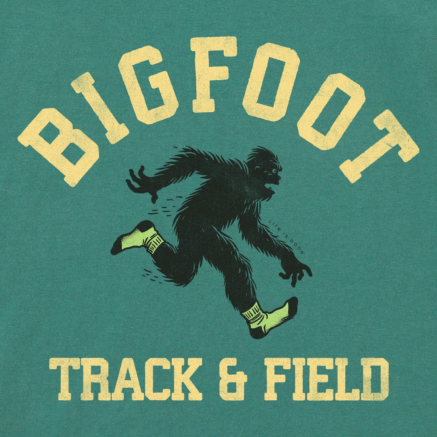 Women's Big Foot Track & Field Short Sleeve Crusher Boxy Tee