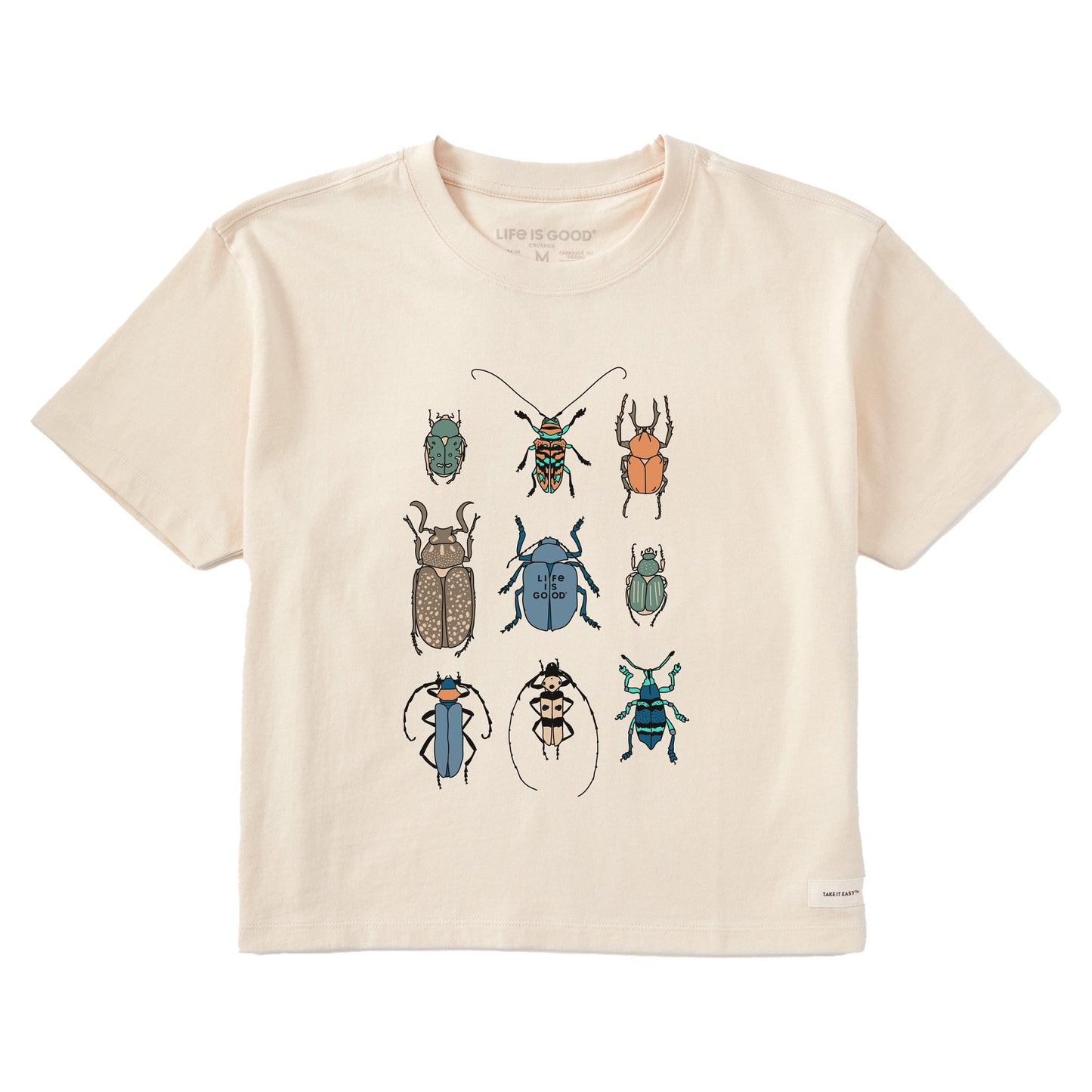 Women's Cool Bug Grid Short Sleeve Crusher Boxy Tee