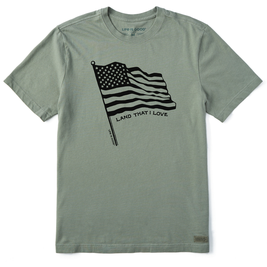 Men's Land that I Love Flag Short Sleeve Tee