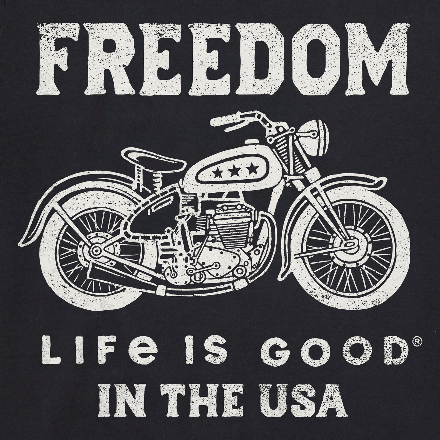 Men's Freedom Motorcycle Short Sleeve Tee