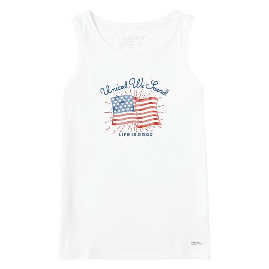 Women's United We Stand Heart Flag Crusher Tank