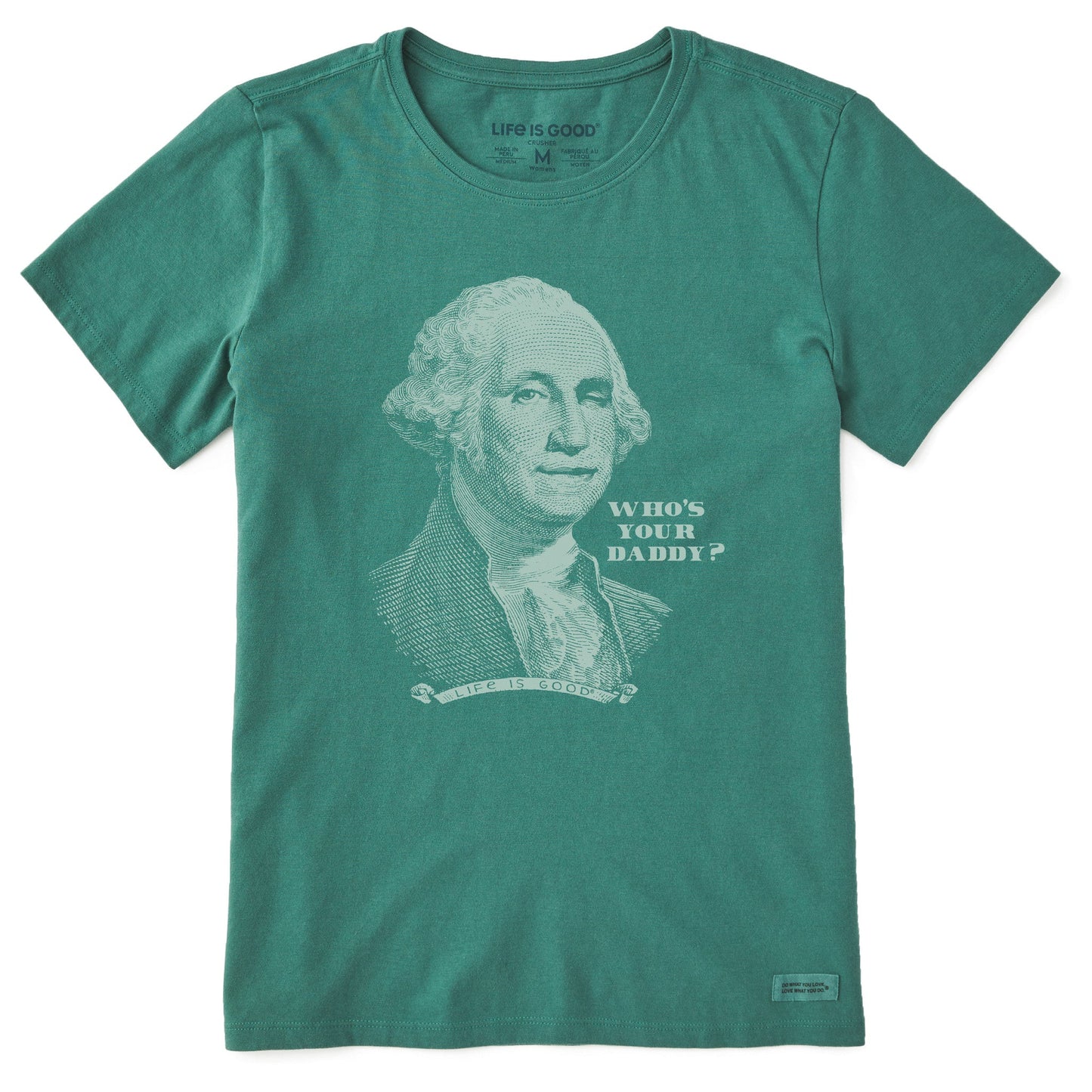 Women's Who's Your Daddy? Short Sleeve Crusher Tee