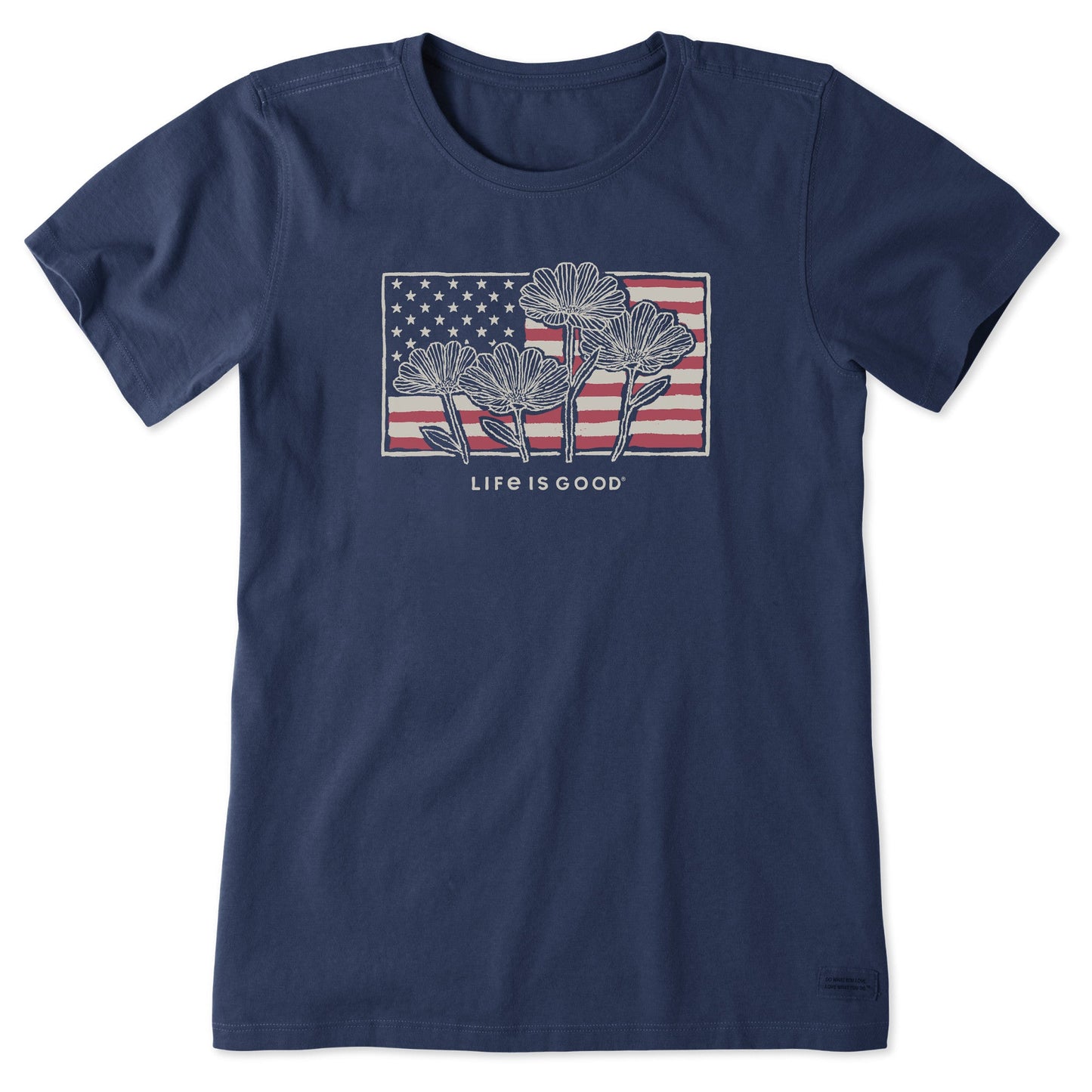 Women's Flower Flag Short Sleeve Tee