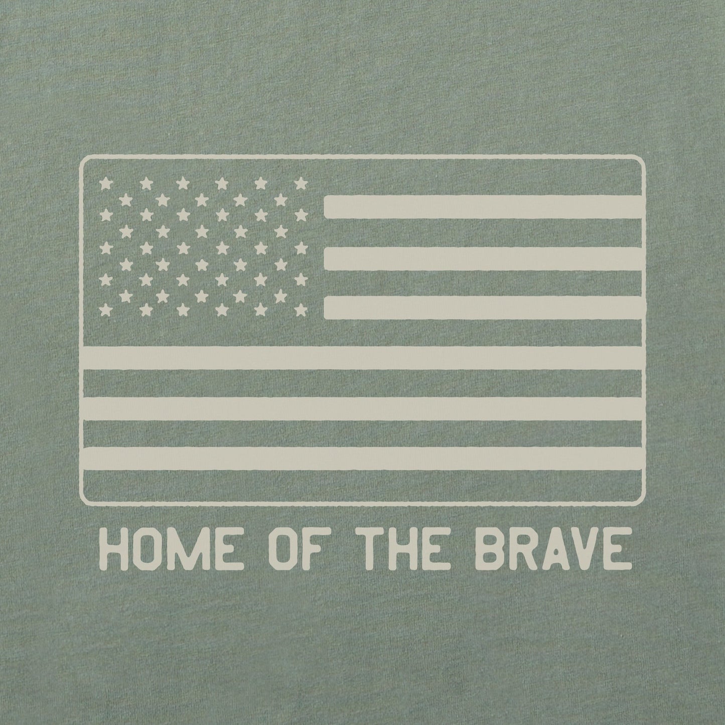Men's Home of the Brave Flag Short Sleeve Tee