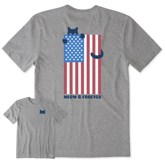 Men's Meow & Forever Short Sleeve Tee
