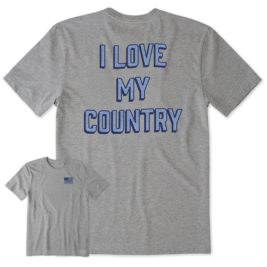 Men's I Love My Country Short Sleeve Tee