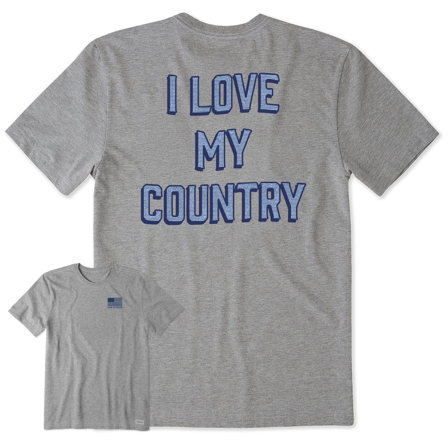 Men's I Love My Country Short Sleeve Tee