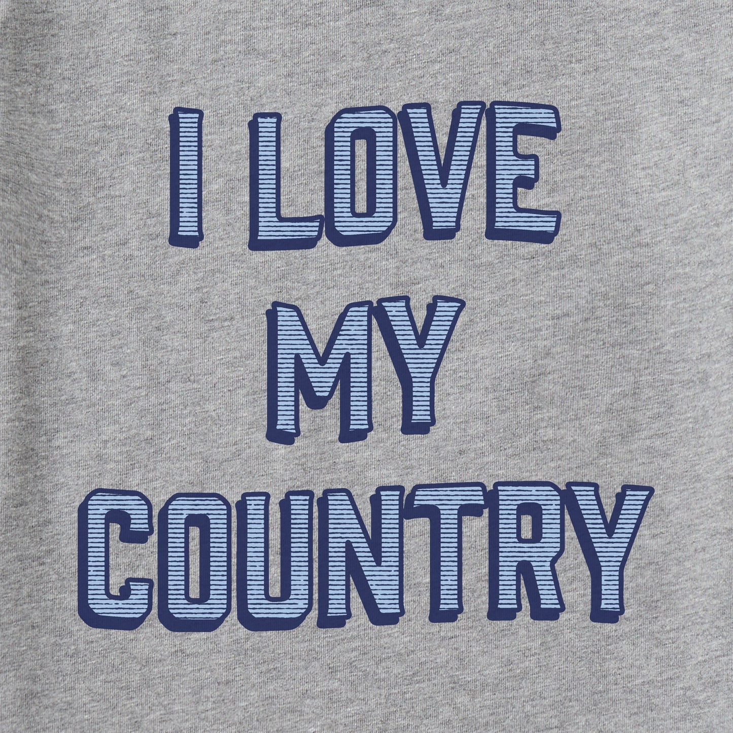 Men's I Love My Country Short Sleeve Tee