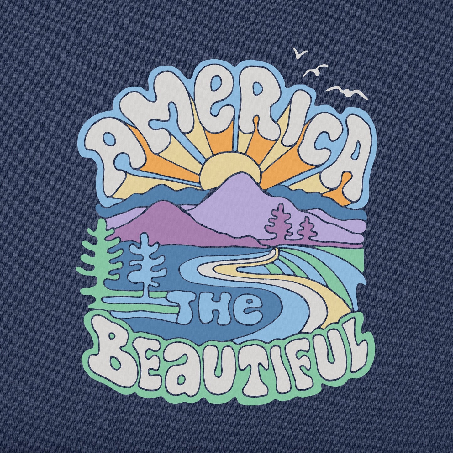 Men's America the Beautiful Short Sleeve Tee