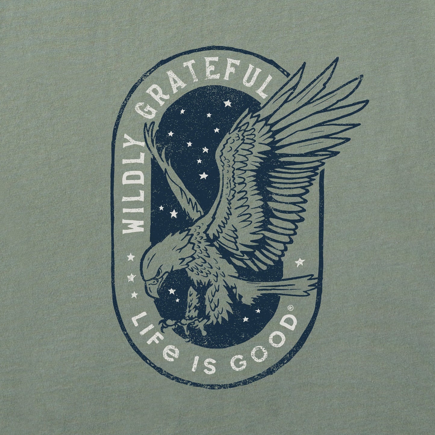 Men's Wildly Grateful Short Sleeve Crusher Tee