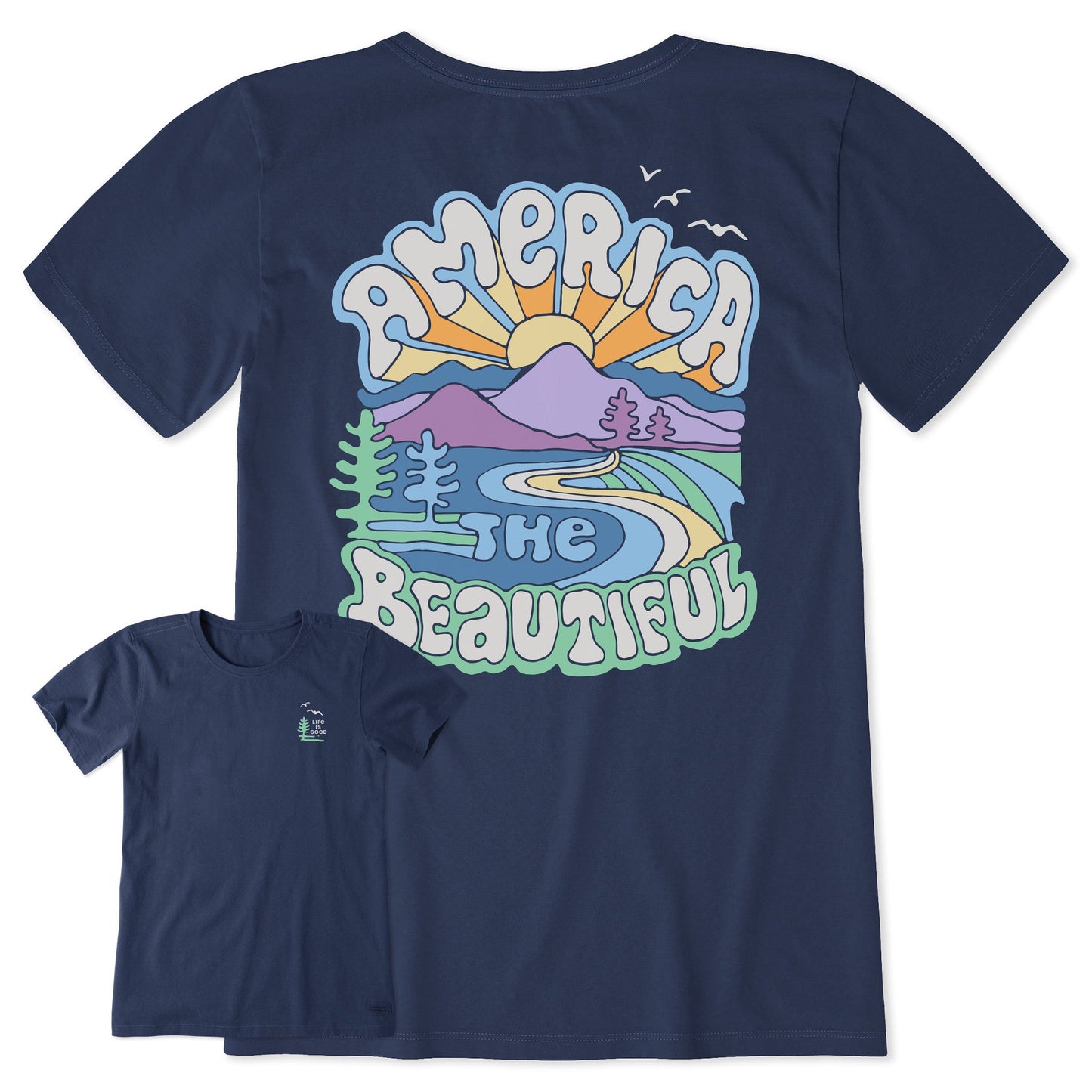 Women's America the Beautiful Short Sleeve Tee