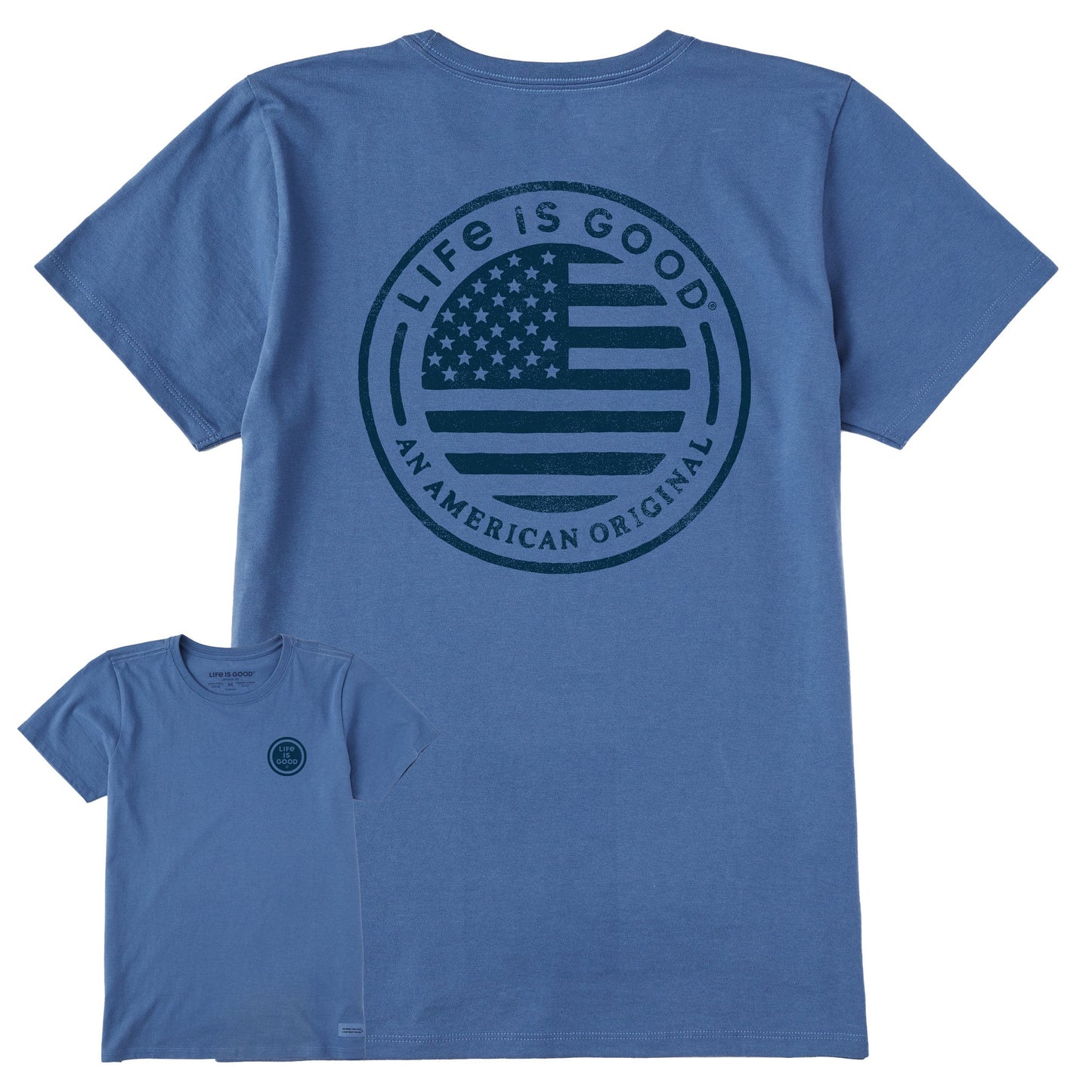 Women's American Original Circle Flag Short Sleeve Tee