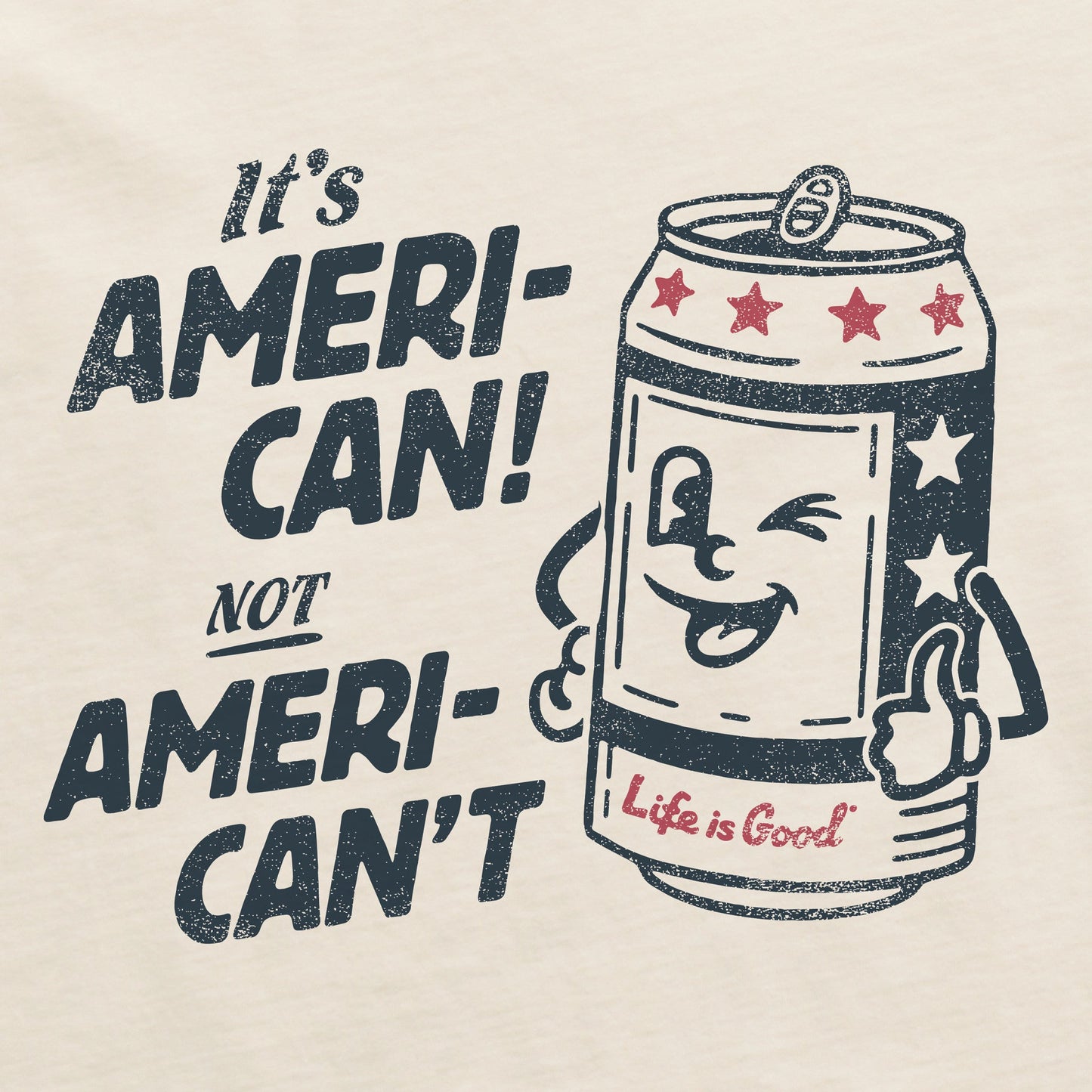 Women's Ameri-Can Short Sleeve Crusher Boxy Tee