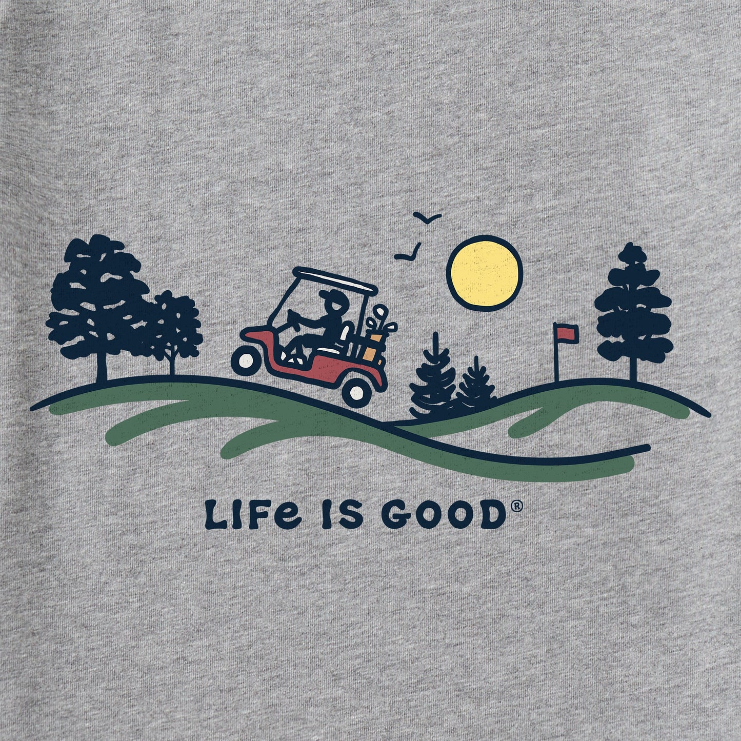 Men's Golf Cart Vista Short Sleeve Crusher Tee