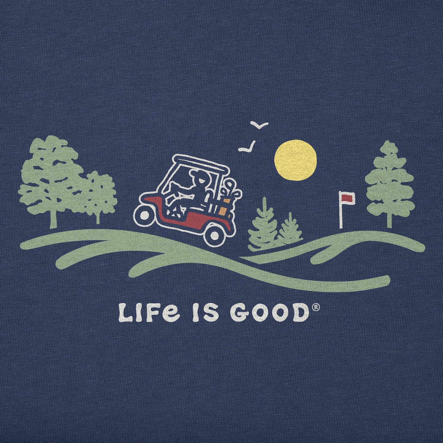 Men's Golf Cart Vista Short Sleeve Crusher Tee