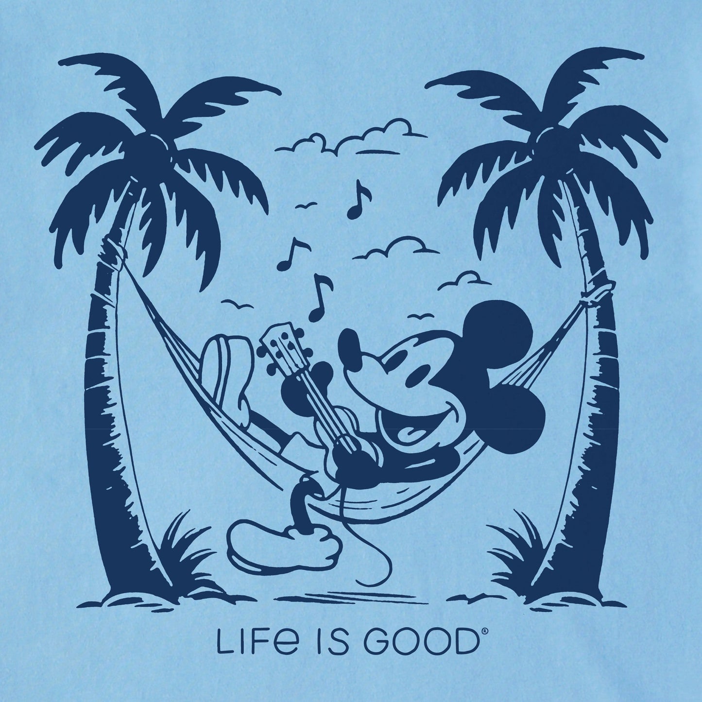 Men's Steamboat Willie Hammock Jammin Short Sleeve Tee