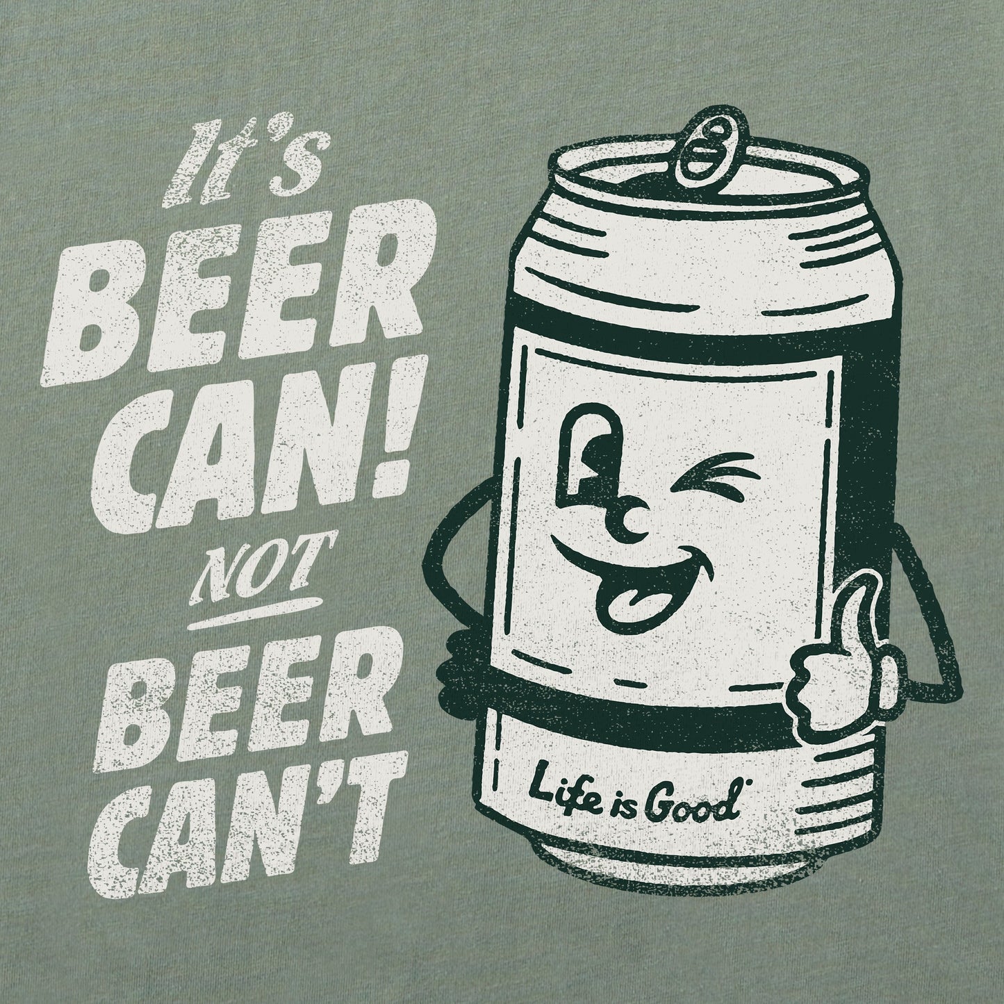 Men's Beer Can Short Sleeve Tee