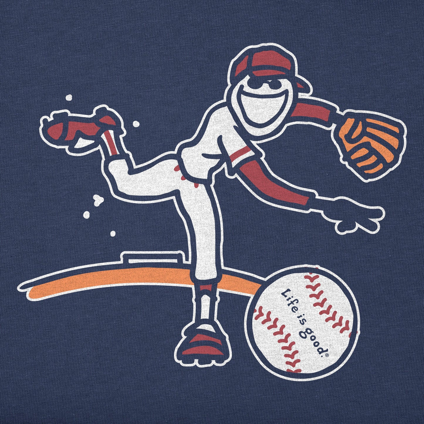 Kids Jake Baseball Short Sleeve Crusher Tee