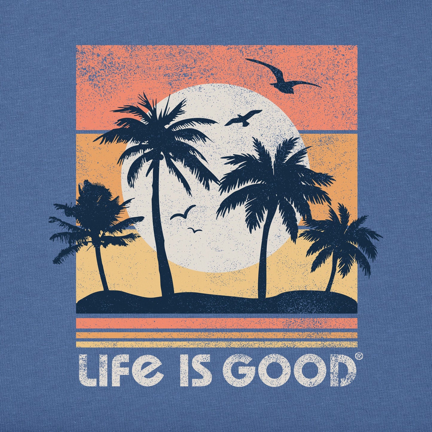 Men's Beachy Palms Short Sleeve Crusher Tee