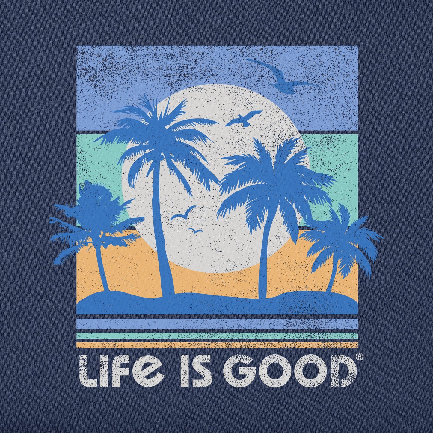 Men's Beachy Palms Short Sleeve Crusher Tee