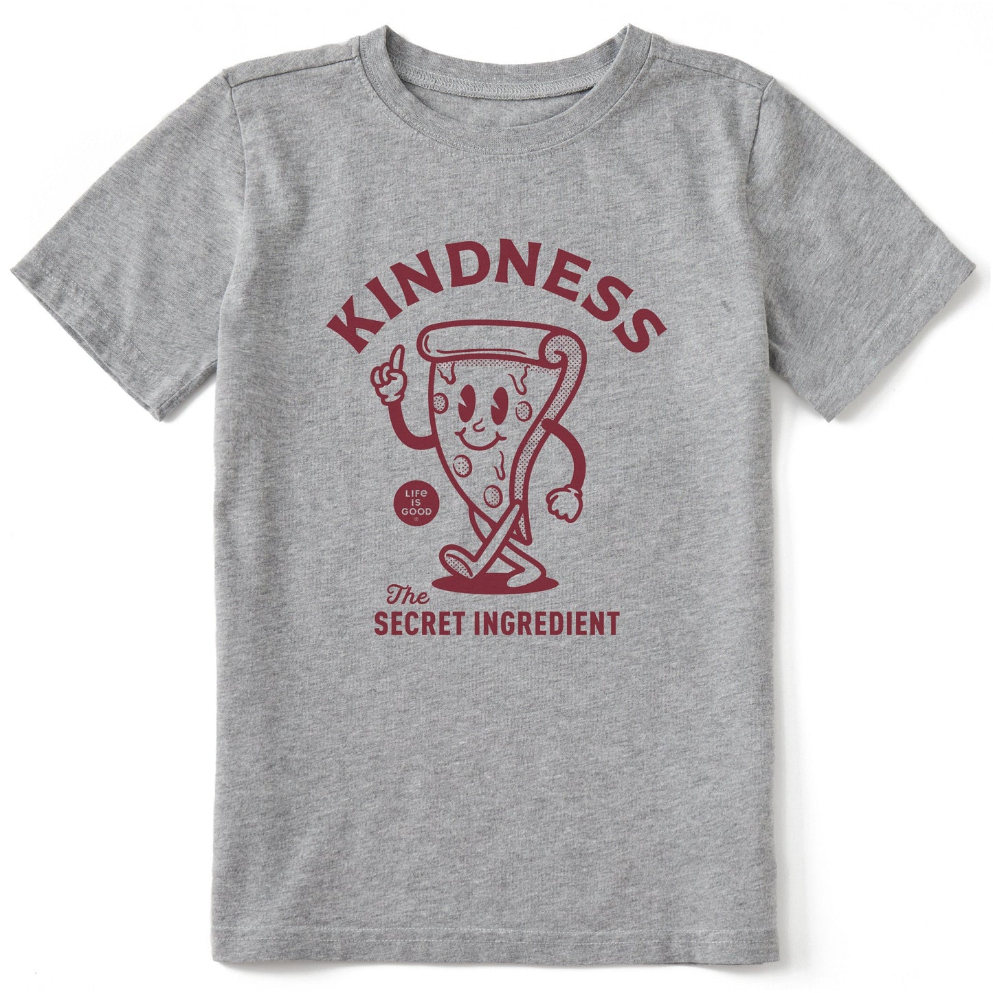 Kids Secret Ingredient Pizza Short Sleeve Crusher Tee