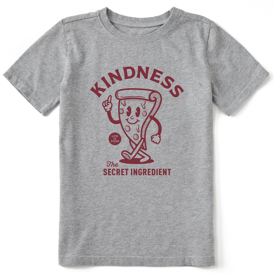 Kids Secret Ingredient Pizza Short Sleeve Crusher Tee