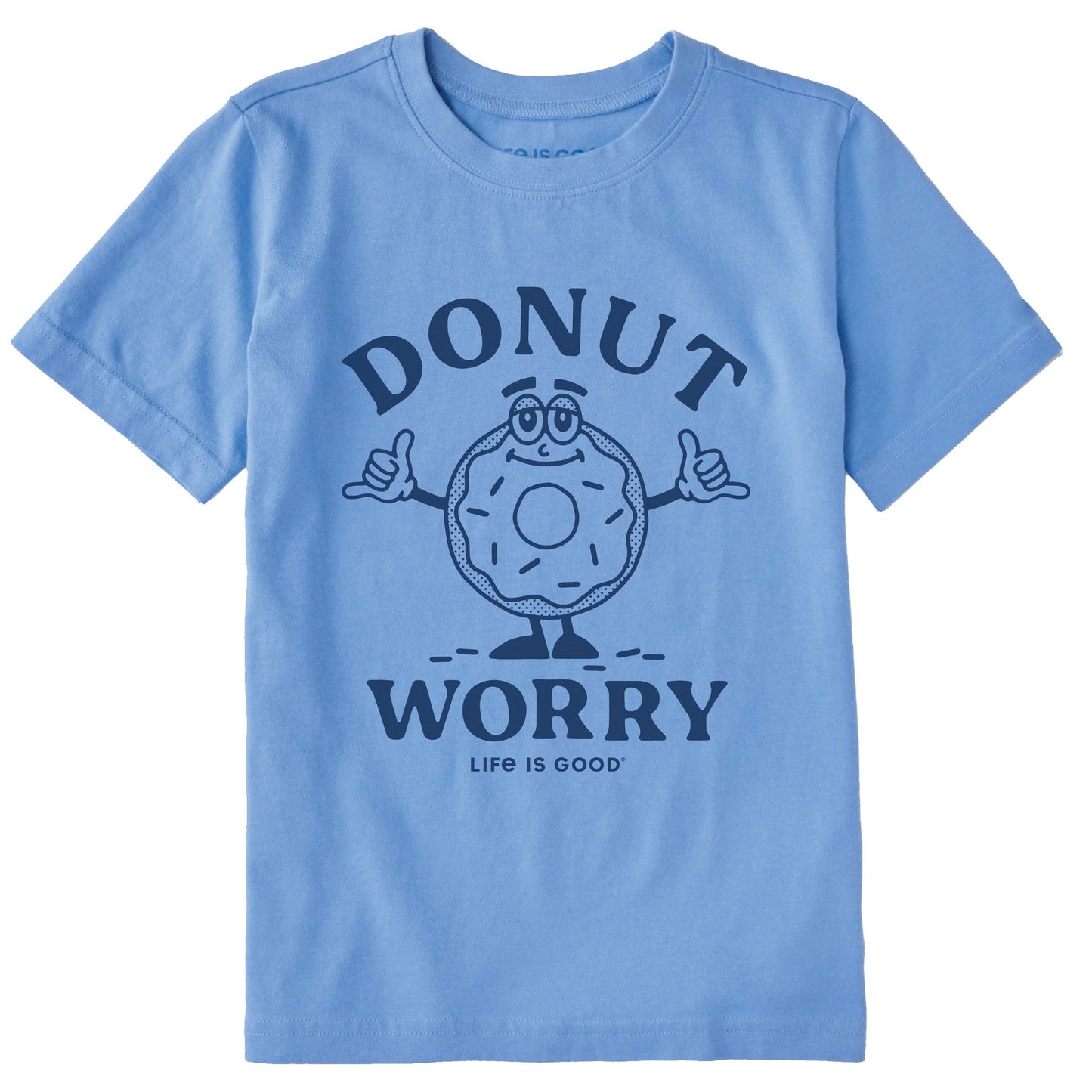 Kids Donut Worry Short Sleeve Crusher Tee