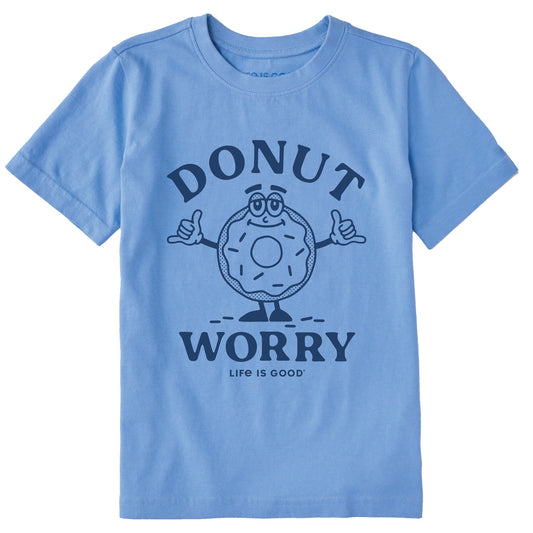 Kids Donut Worry Short Sleeve Crusher Tee