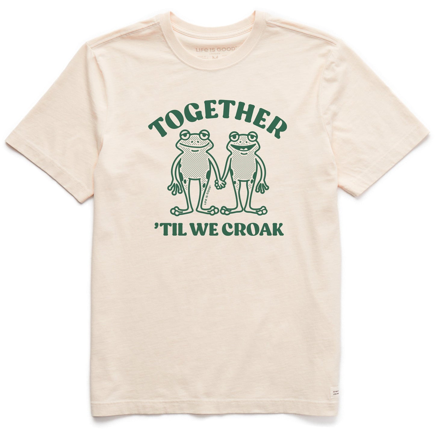 Men's Together 'Til We Croak Frogs Short Sleeve Crusher Tee