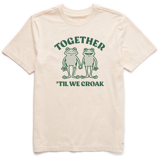 Men's Together 'Til We Croak Frogs Short Sleeve Crusher Tee
