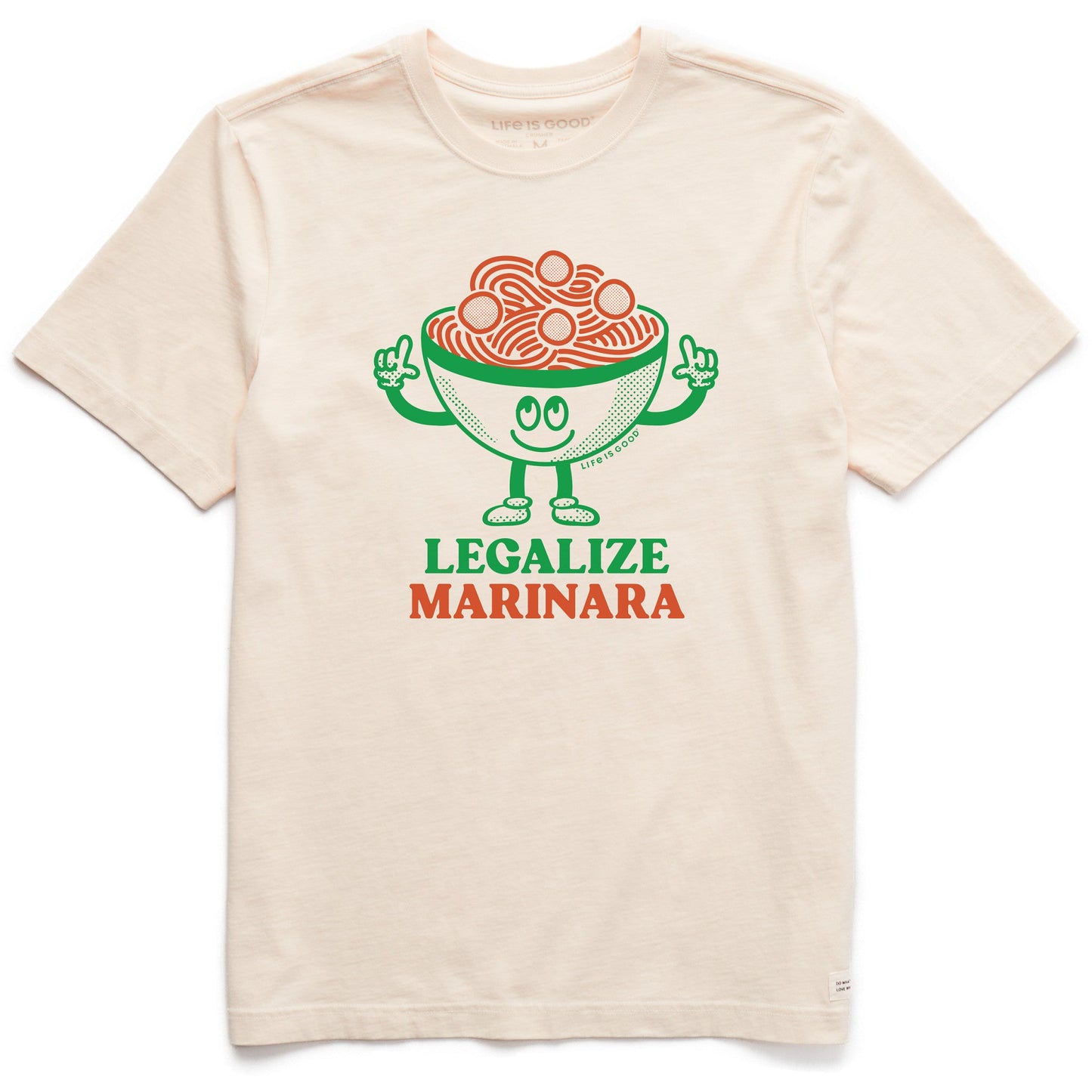 Men's Legalize Marinara Short Sleeve Crusher Tee