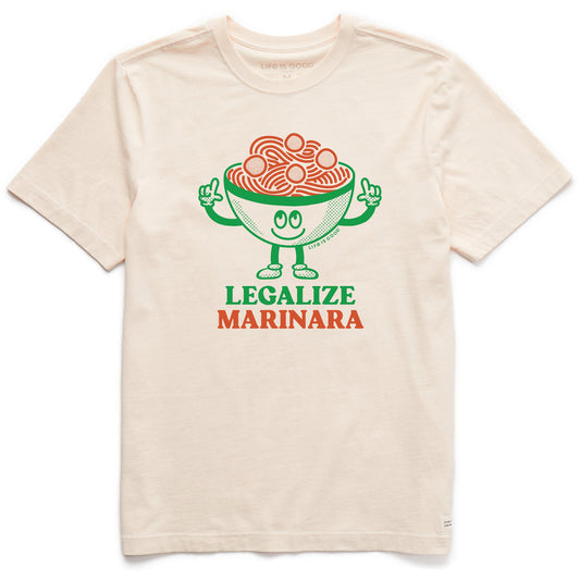 Men's Legalize Marinara Short Sleeve Crusher Tee