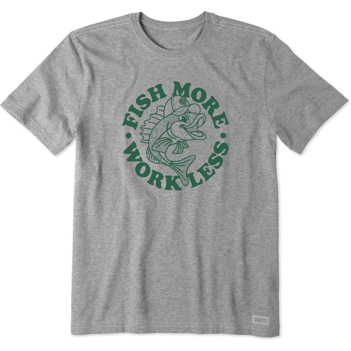 Men's Matchbook Fish More Work Less Short Sleeve Tee