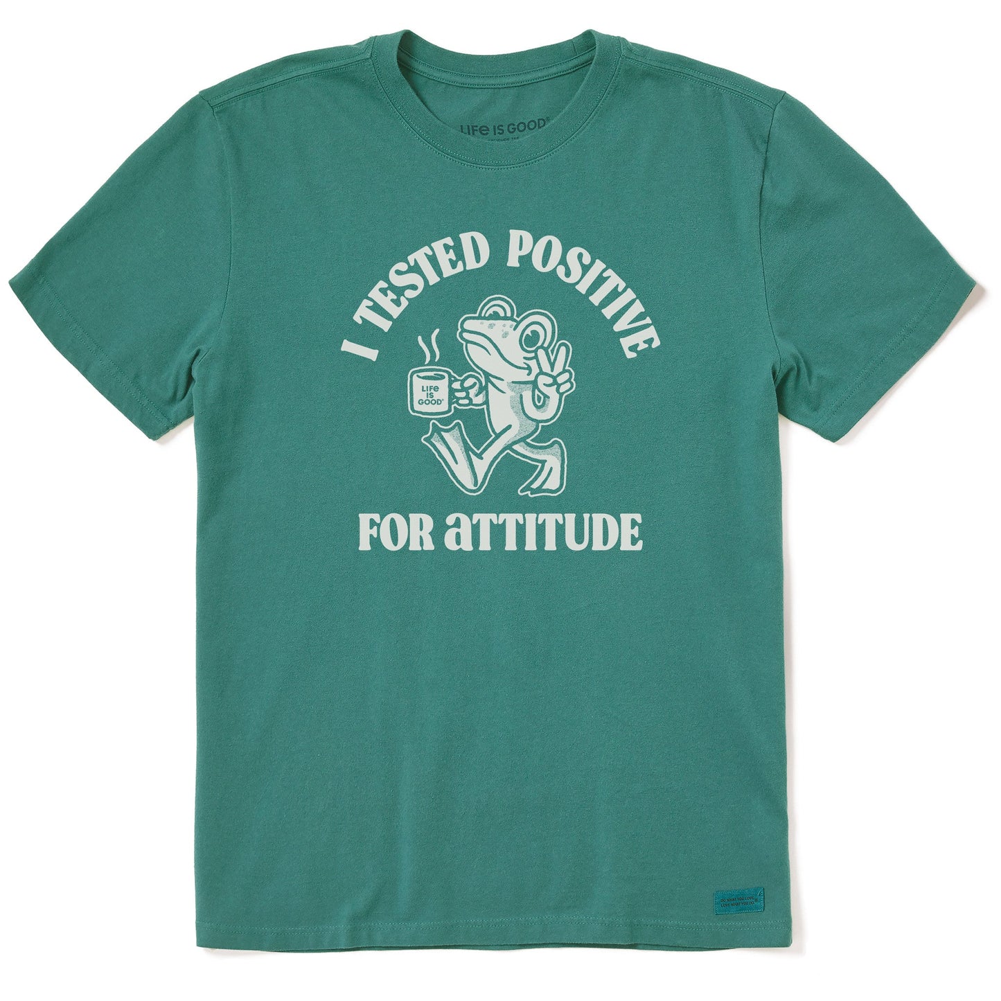Men's Tested Positive for Attitude Short Sleeve Crusher Tee