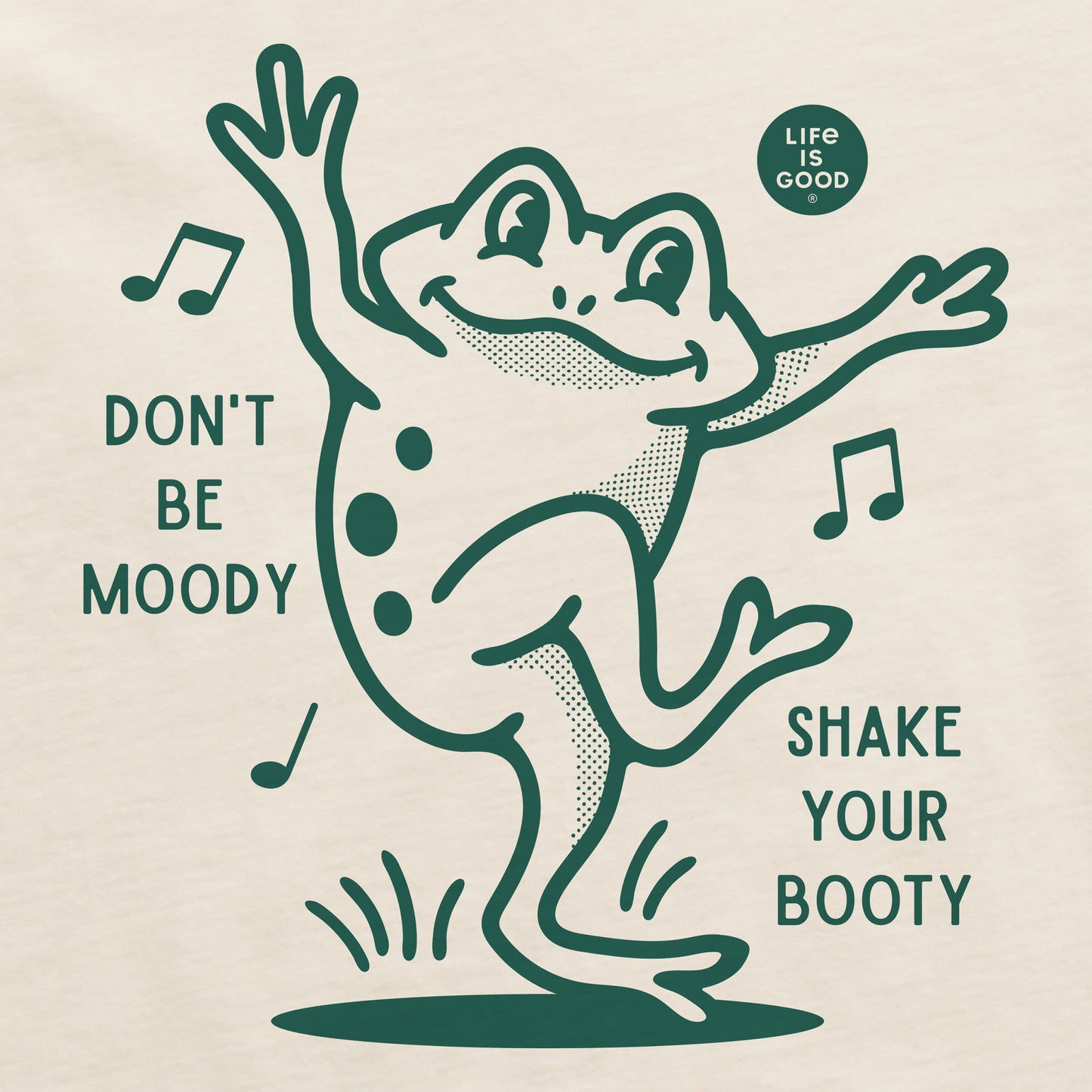 Women's Shake Your Booty Frog Short Sleeve Crusher Boxy Tee