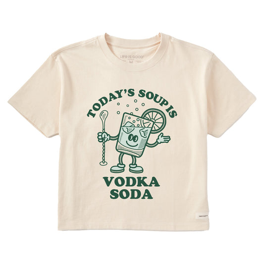Women's Vodka Soup Short Sleeve Crusher Boxy Tee