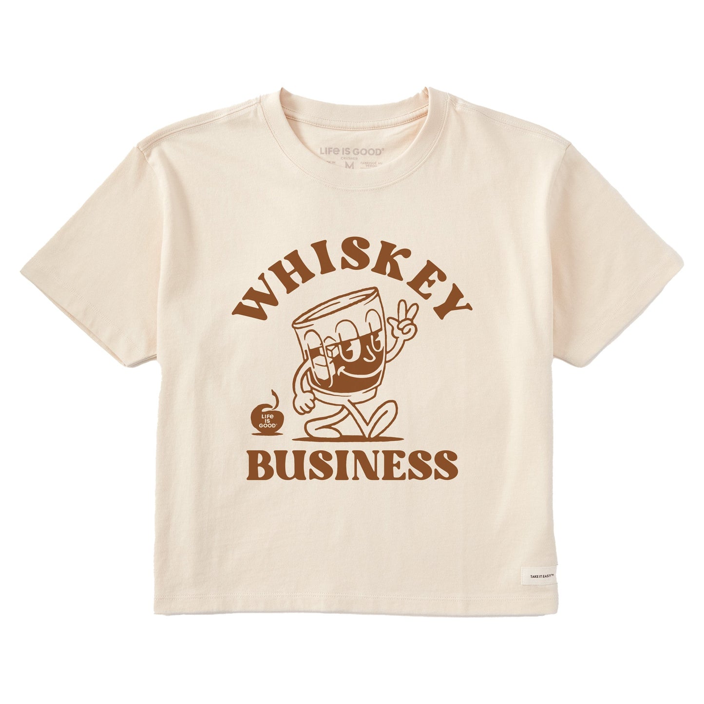 Women's Whiskey Business Short Sleeve Crusher Boxy Tee