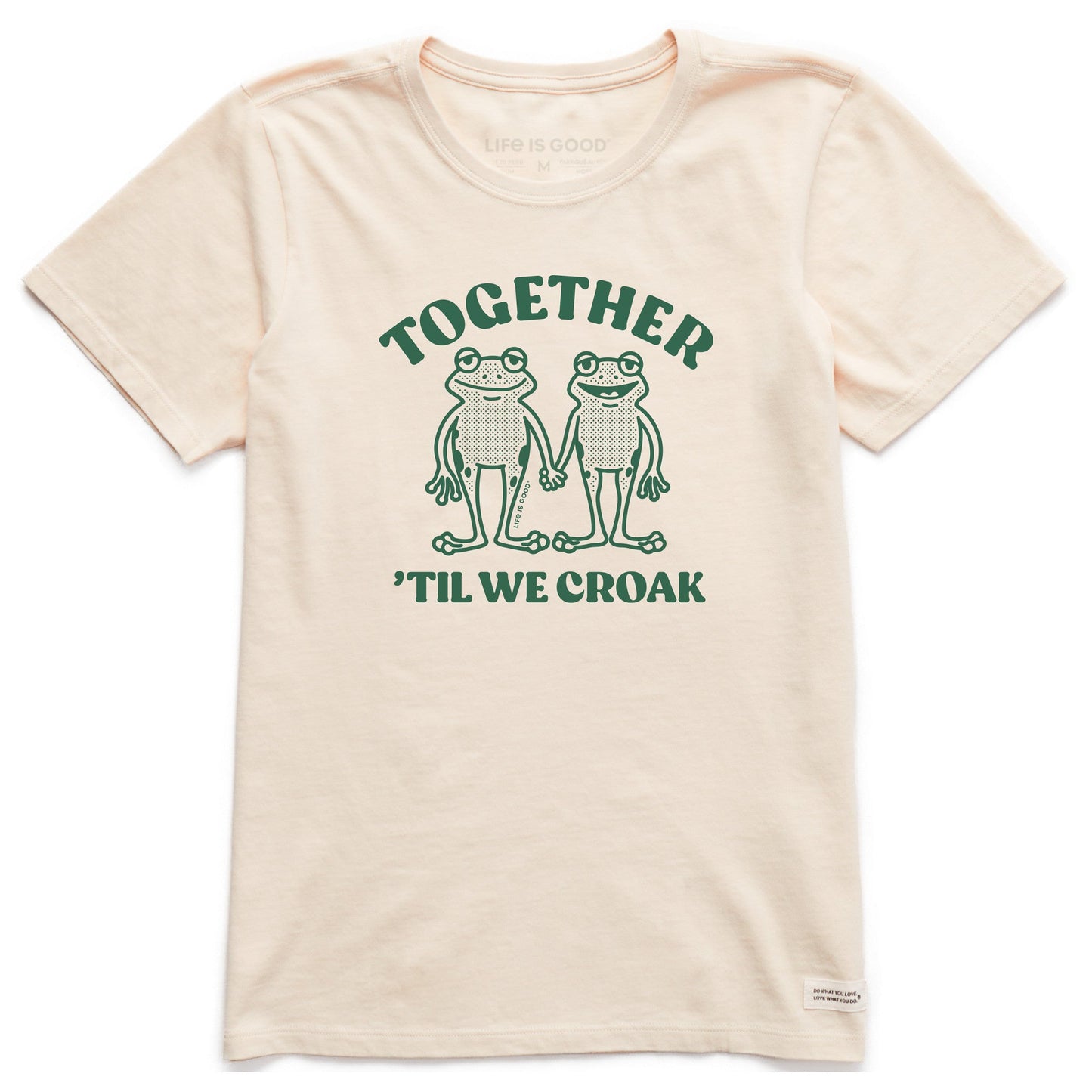 Women's Together 'Til We Croak Frogs Short Sleeve Crusher Tee