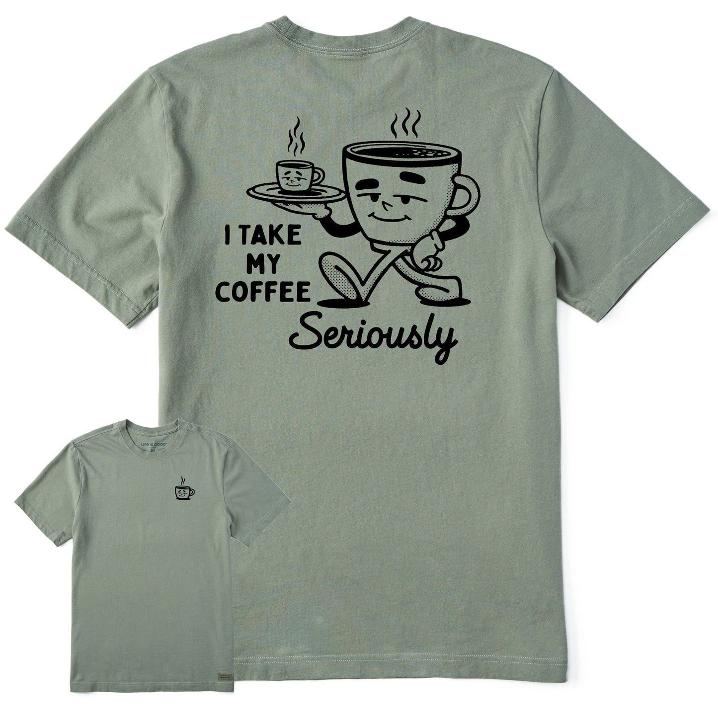 Men's Coffee Seriously Short Sleeve Tee