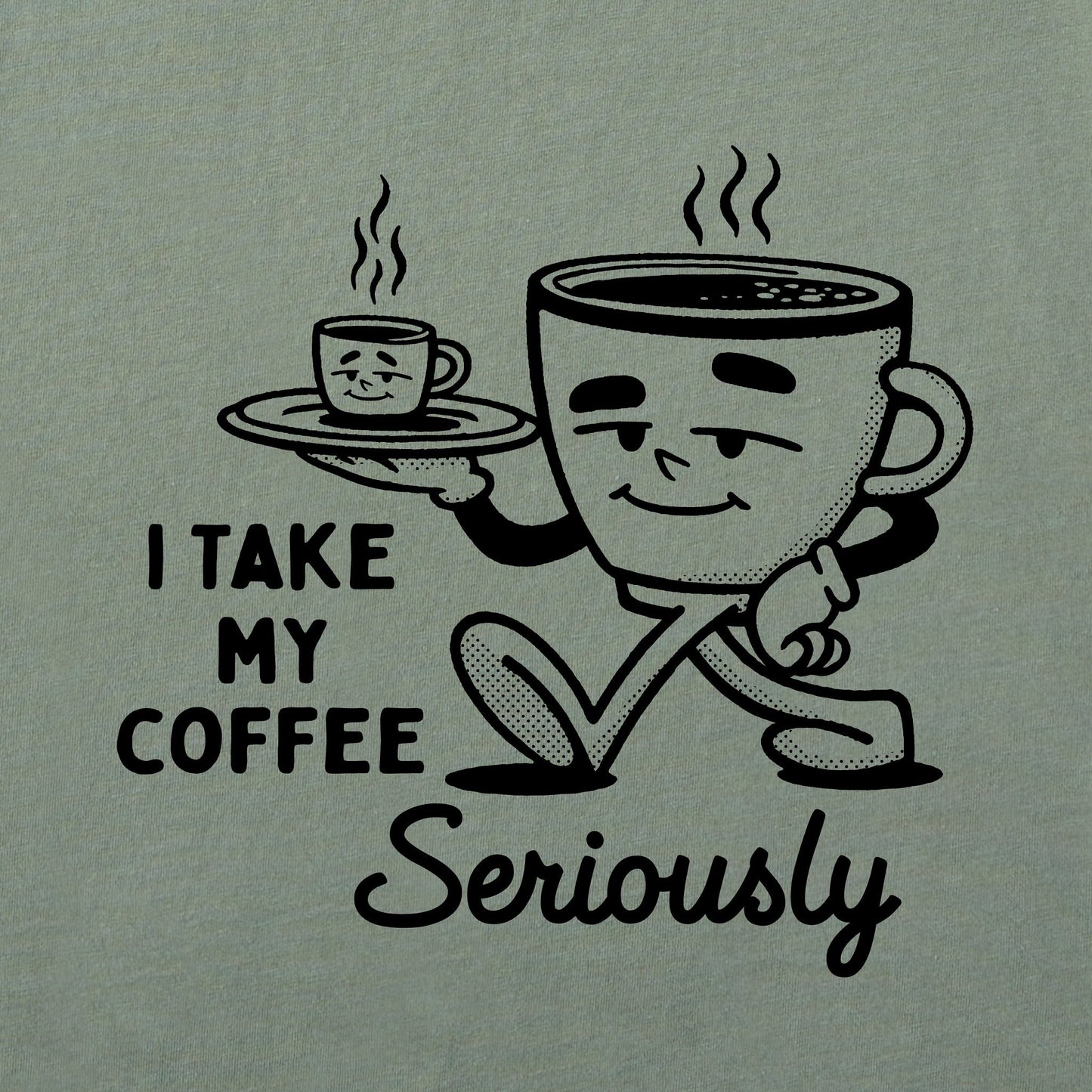 Men's Coffee Seriously Short Sleeve Tee