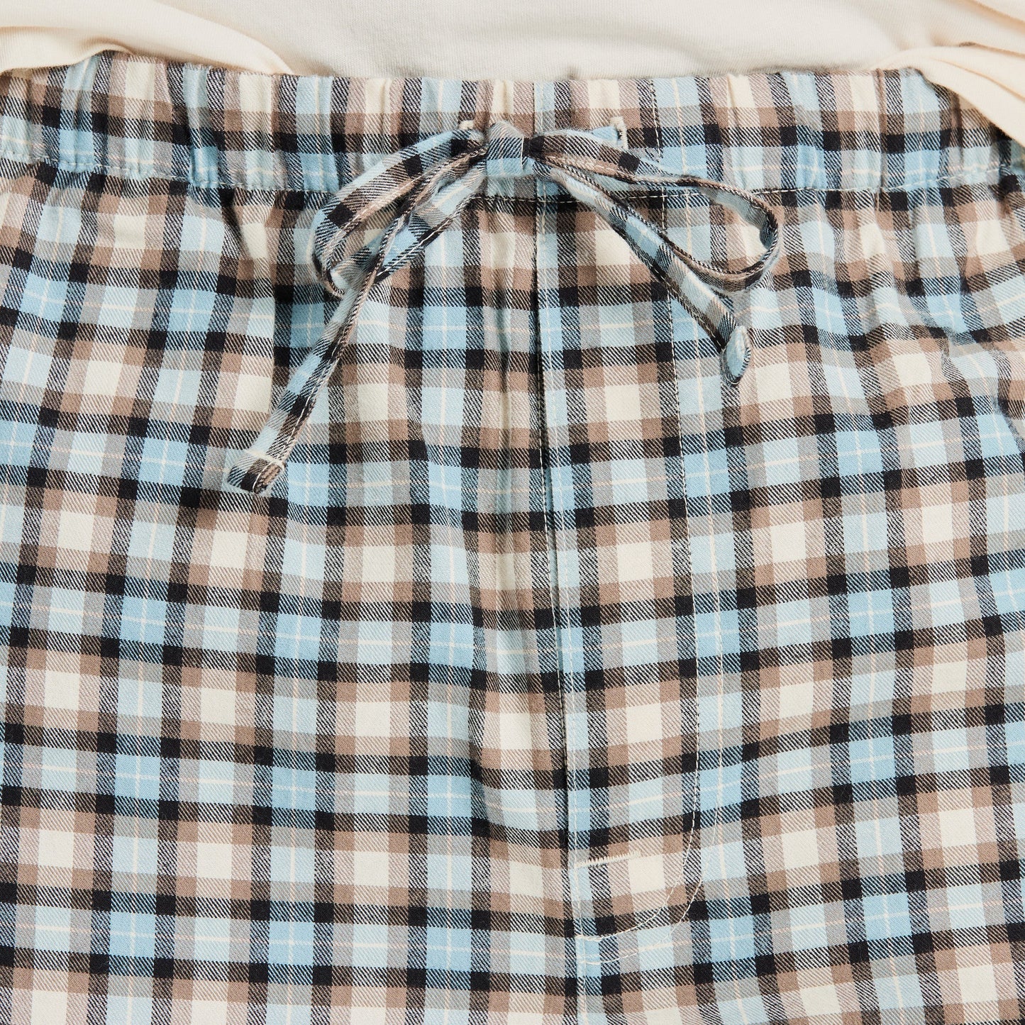 Men's Putty Check Plaid Classic Sleep Pant