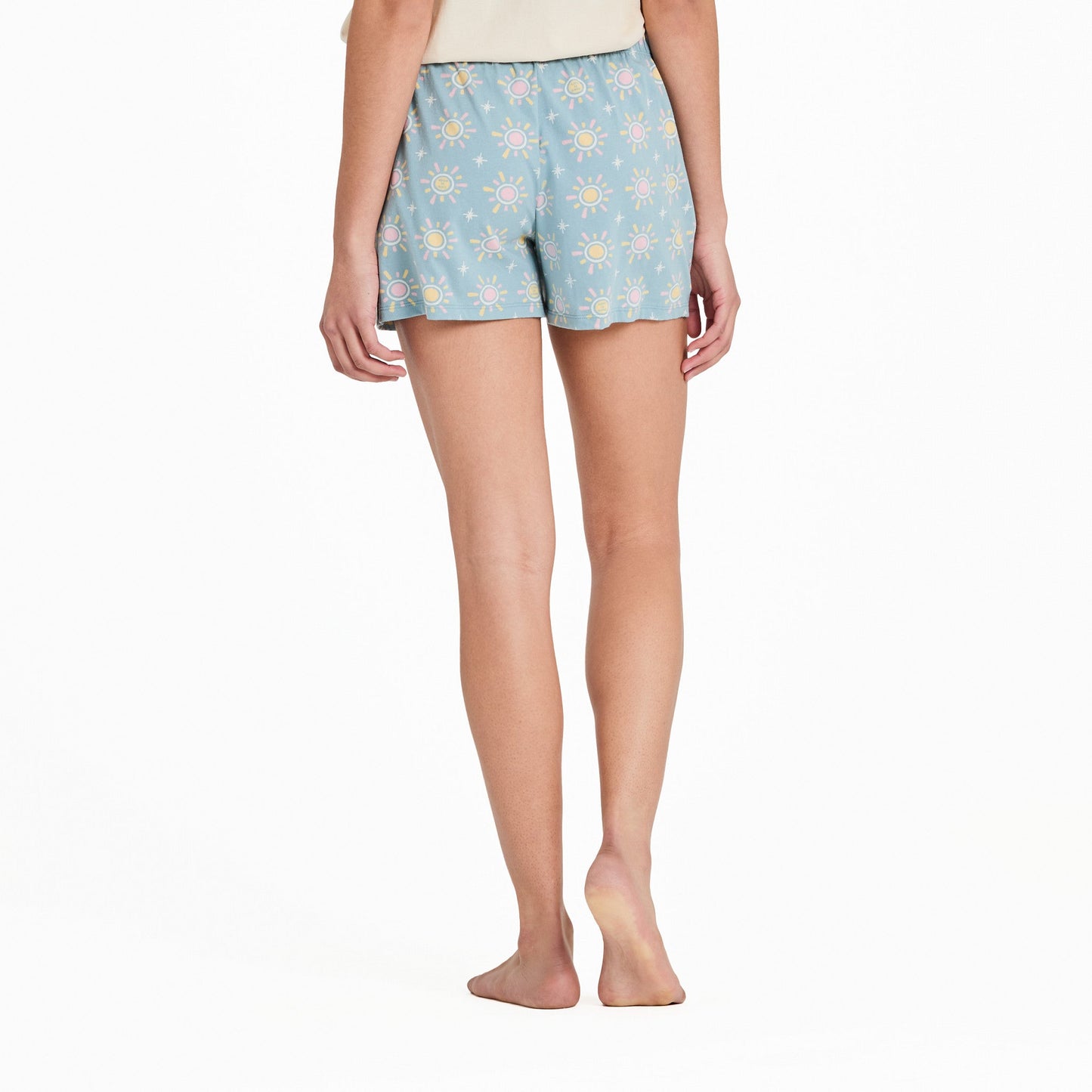 Women's Hello Sunshine Pattern Snuggle Up Sleep Short