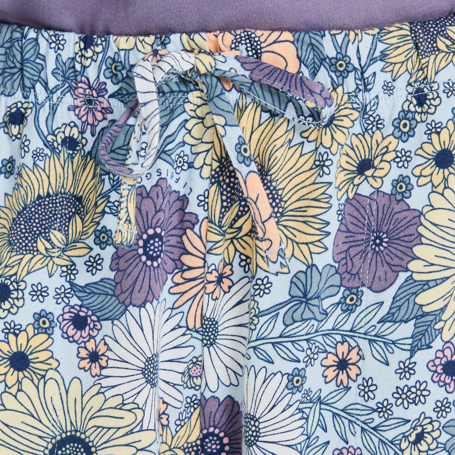 Women's Sunshine Floral Pattern Snuggle Up Sleep Pant