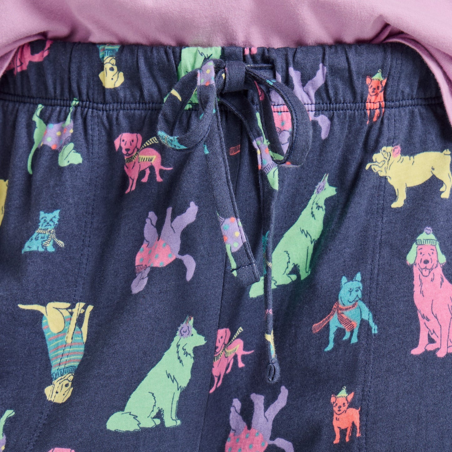 Women's Warm Winter Dogs Pattern Snuggle Up Sleep Pant