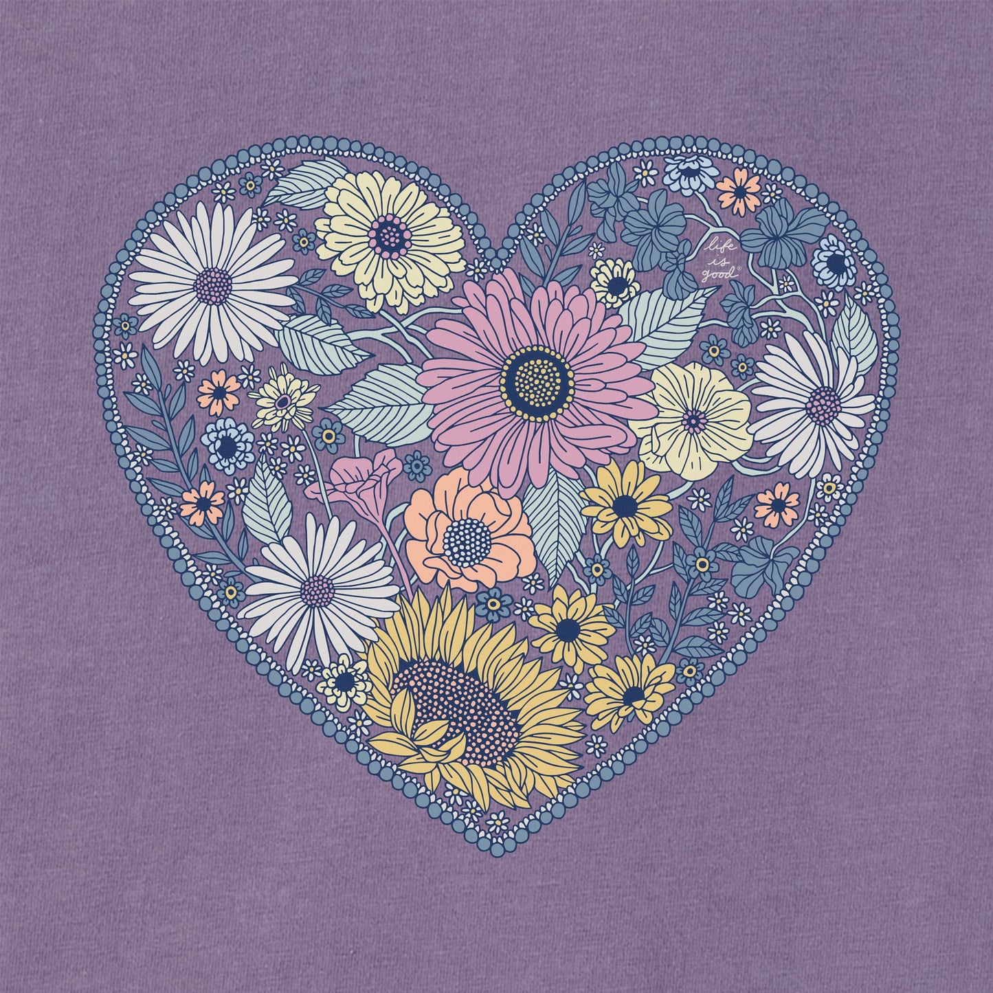 Women's Flowerful Love Snuggle Up Sleep Vee